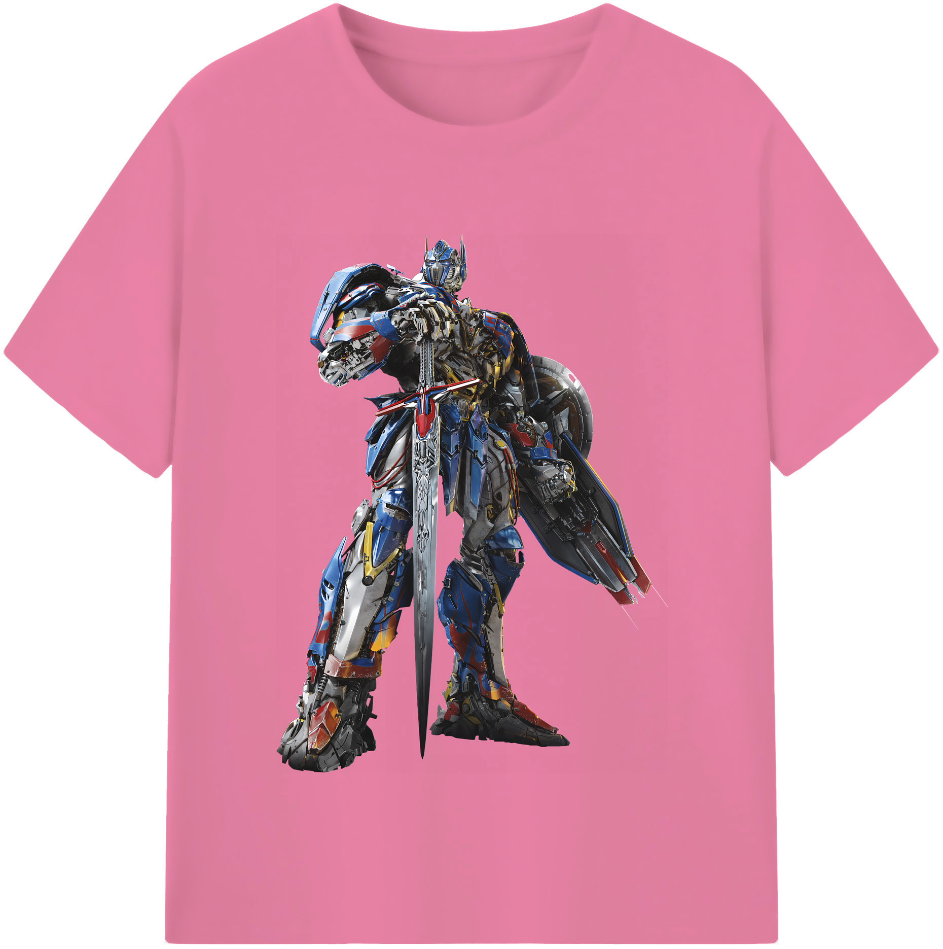 （画像用） Transformers トランスフォーマー 綿100％半袖Tシャツ（フロントプリント）
